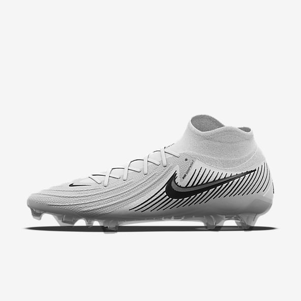 Blue and white nike cleats clearance